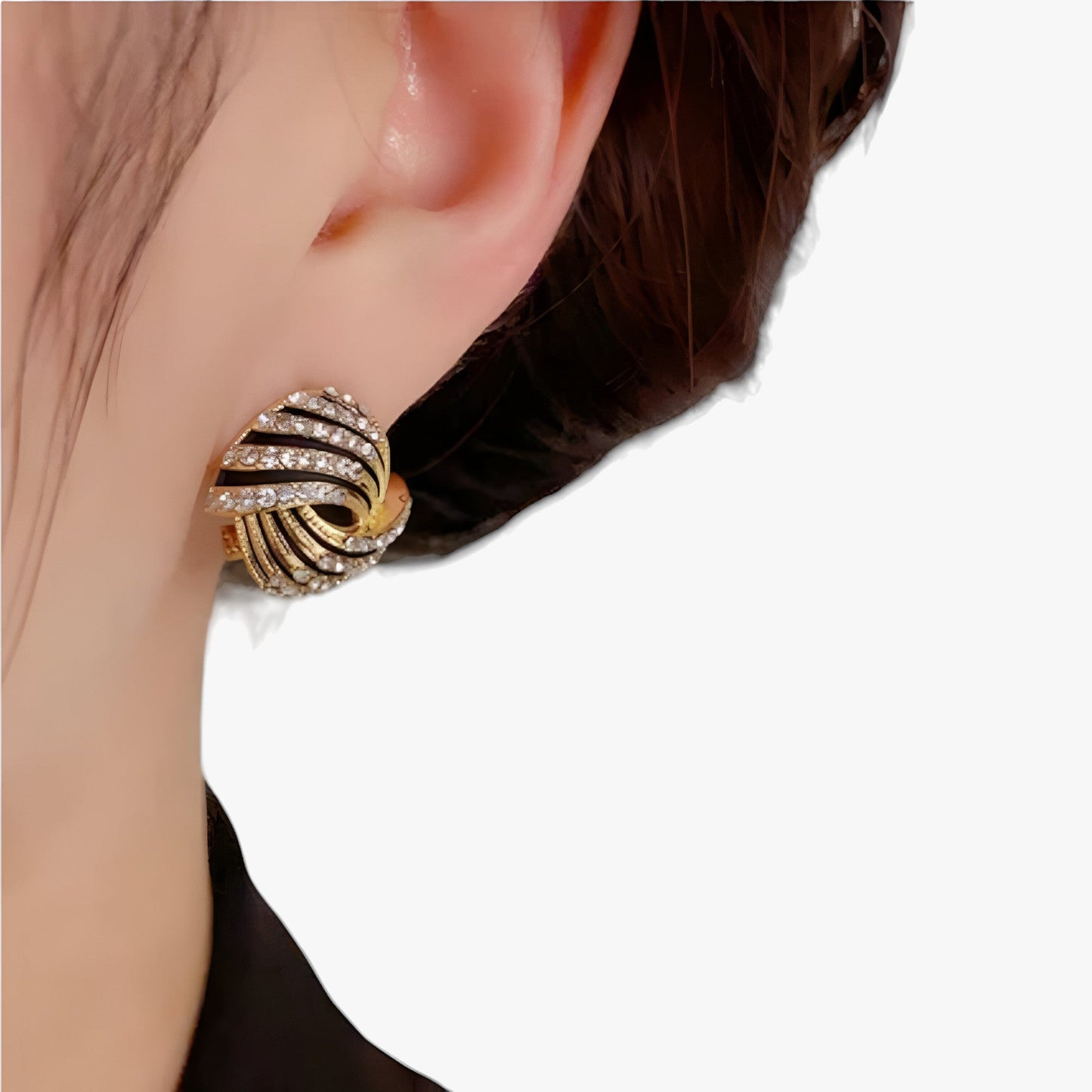 Silver Spiralformade Örhäng med Handgjord Design – Eleganta Smycken för Vardags och Fest 3