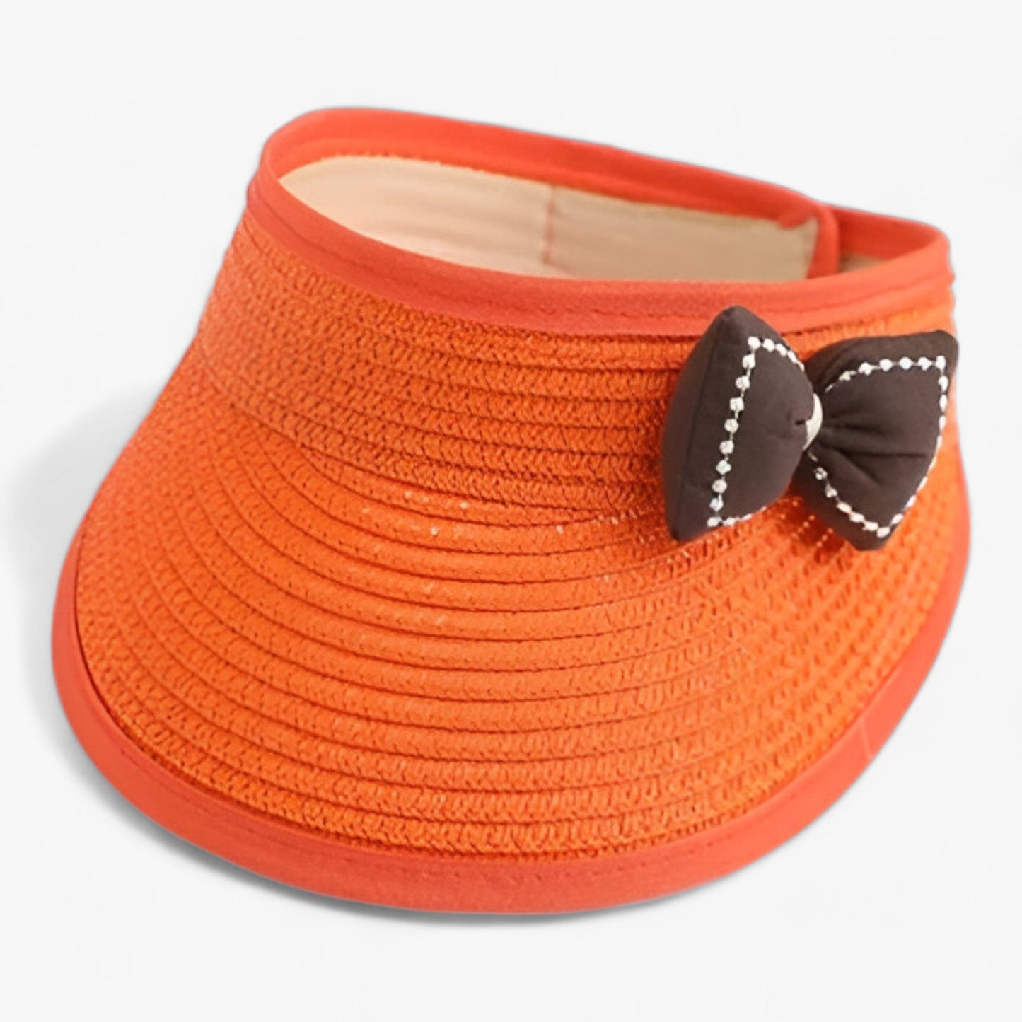 Flickors Sommarhatt i Lätt Halm med Slingdesign – Solskydd för Utomhusaktiviteter och Stranddagar 11