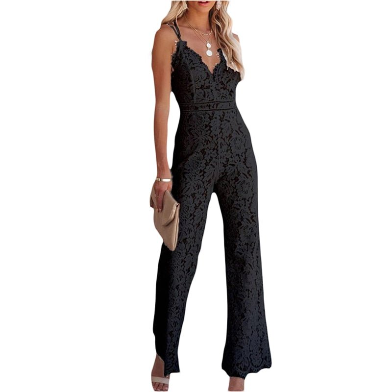 Dam Jumpsuit Modern Stil Andningsbart Material 8