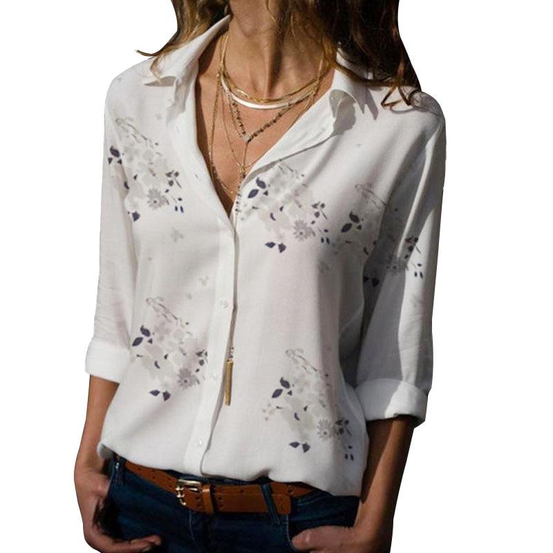 Variant image for Dam Chiffongblus Elegant Polyester för Vardags och Fest-17