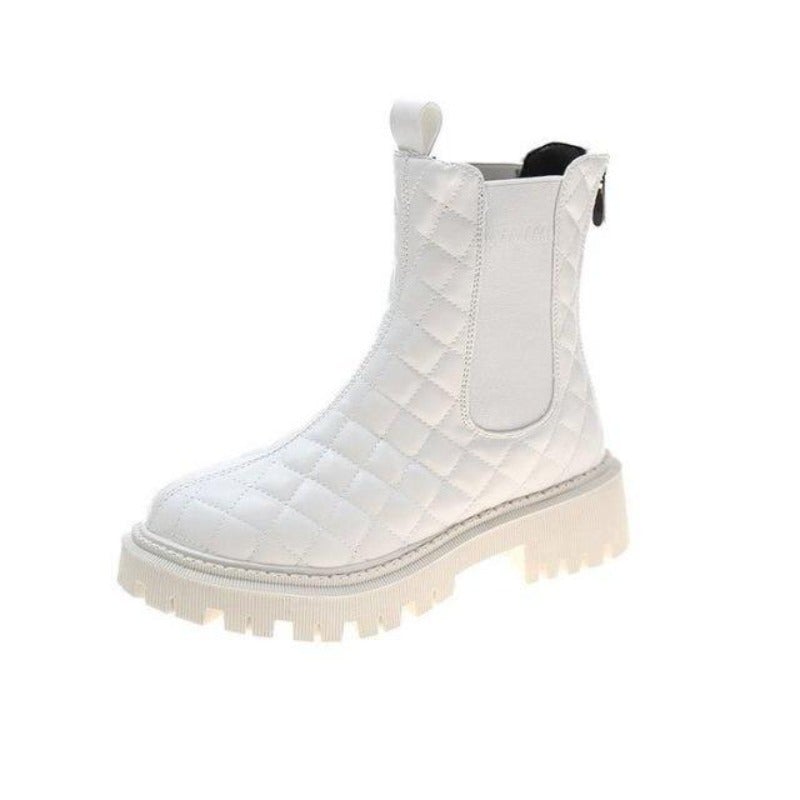 Variant image for Dam Stövlar Hög Axel Eco Leather Elastiska Insatser för Komfort-7