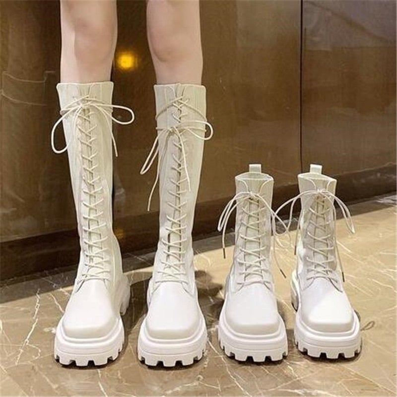 Dam Chelsea Stövlar Chunky Sula Ekosläder 3