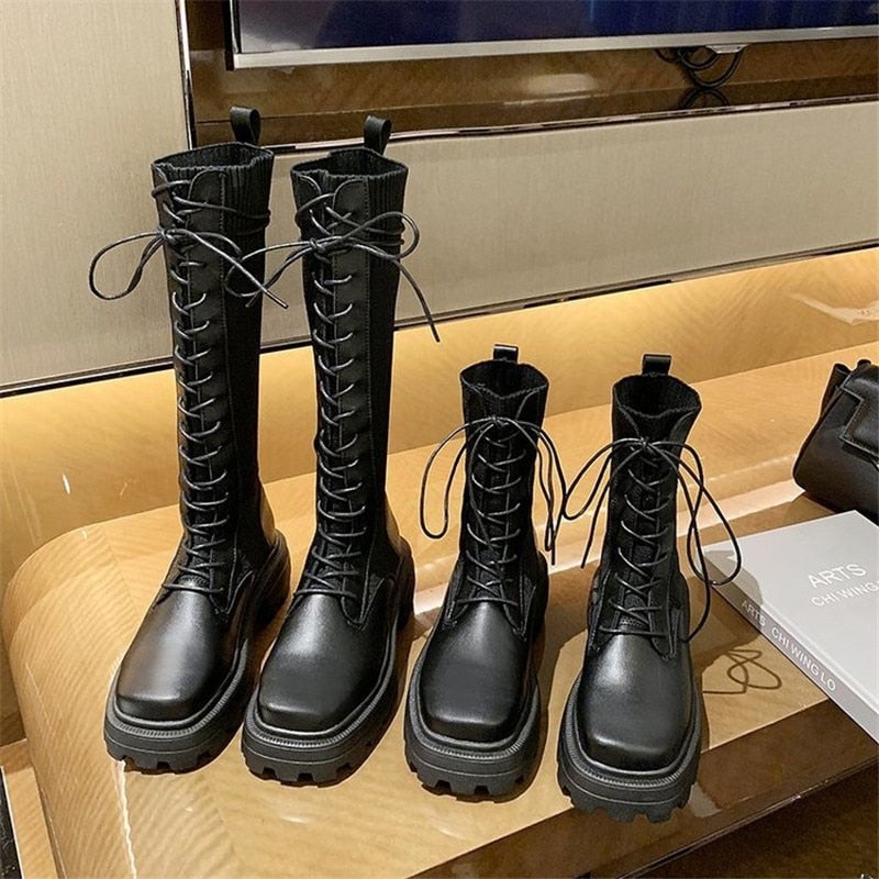 Dam Chelsea Stövlar Chunky Sula Ekosläder 2