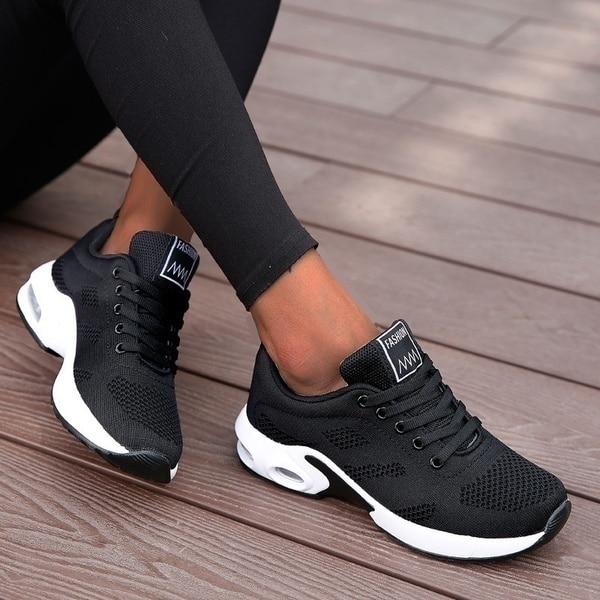 Kvinnors Sneakers Sportiga Mesh Lätta Andningsbara 3