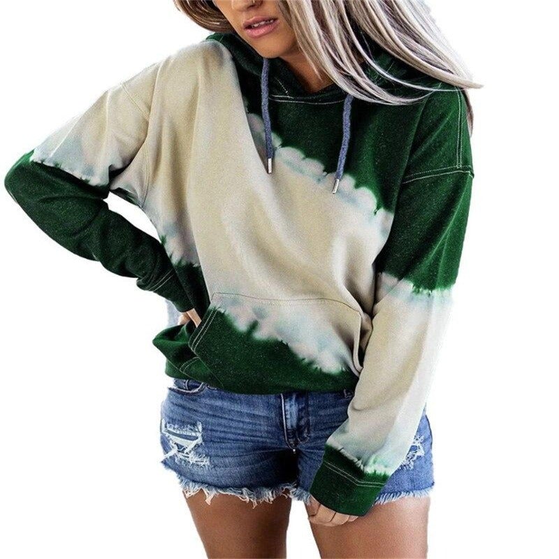 Hoodie Herr Sportig Avslappnad Bomull-3