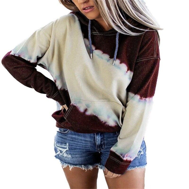Hoodie Herr Sportig Avslappnad Bomull-4