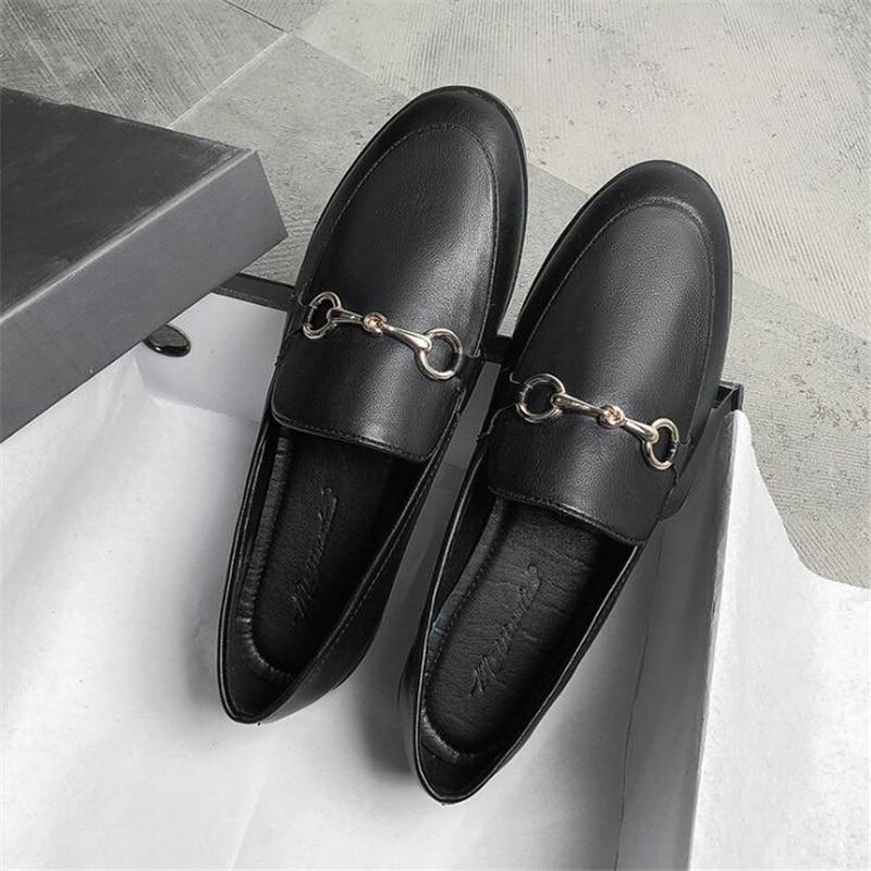 Dam Glidande Skor Minimalistisk Eco Leather-3