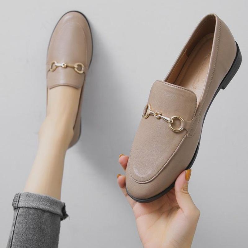 Dam Glidande Skor Minimalistisk Eco Leather-5