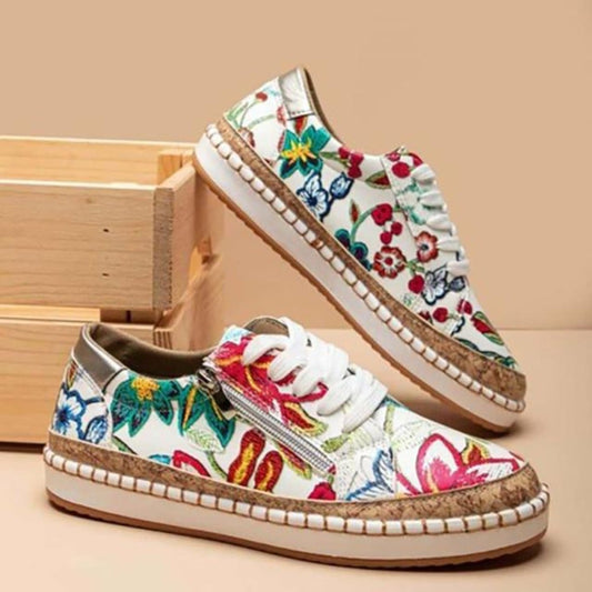 Dam Sneakers Trendiga Eco Leather Komfortabel Design-1