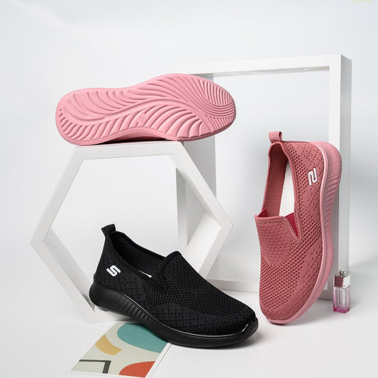 Herren Sneakers Sportig Nätdesign Flexibel Syntetisk-1