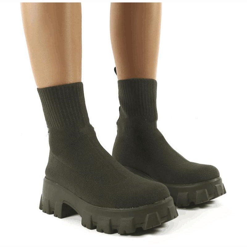 Variant image for Dam Plattformstövlar Sportig Syntetisk Design-33