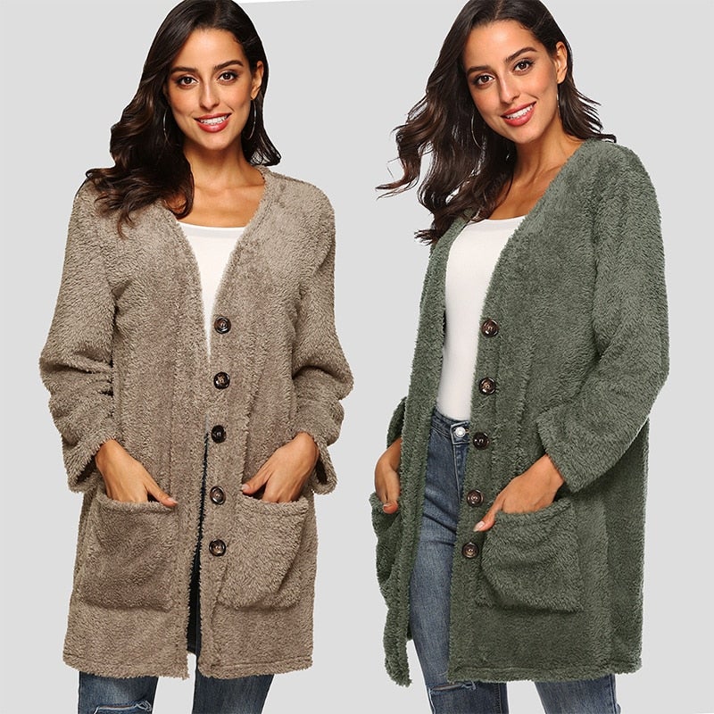 Variant image for Dam Stickad Väst Mjuk Ull för Allsidig Stil-1