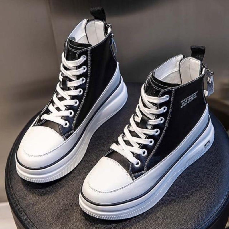 Variant image for Dam Sneakers Sportig Textil Plattform med Gummisula-7