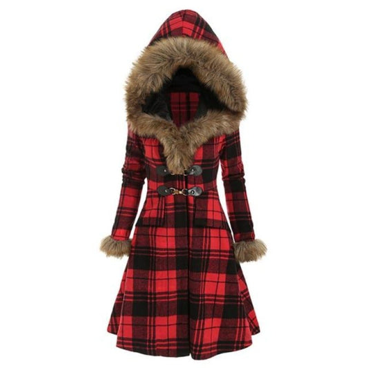 Dam Kort Trenchcoat Med Feminint Snitt Bomull Polyester-1