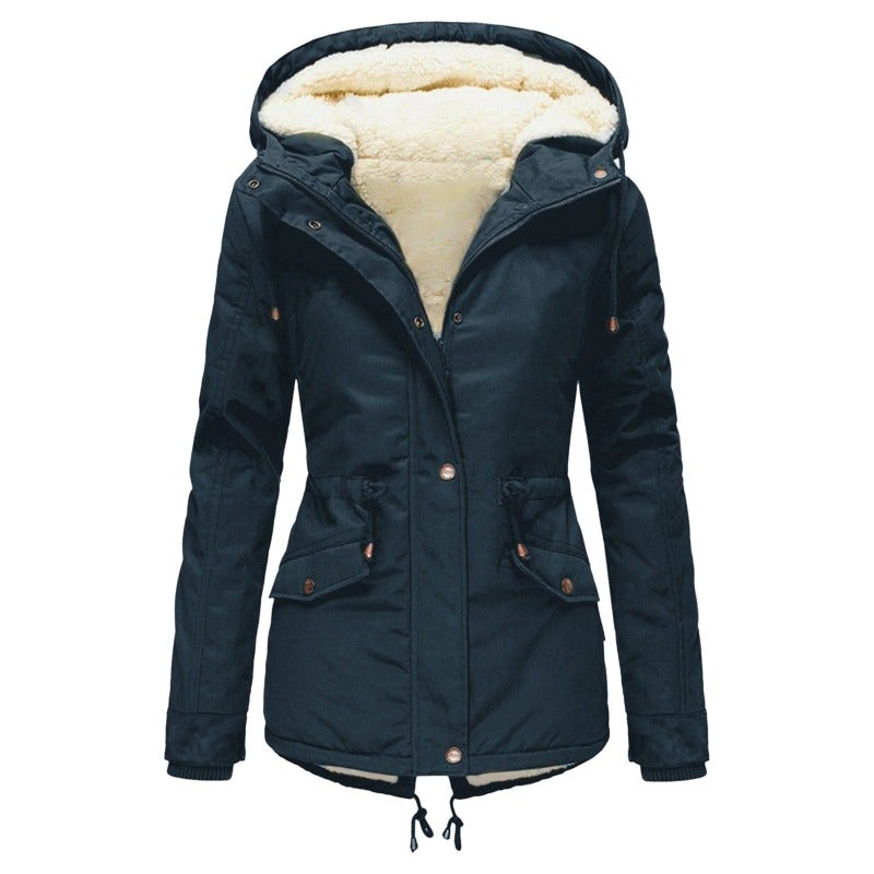 Variant image for Dam Parka Modern Design Justerbar Huva Bomull Polyester-6