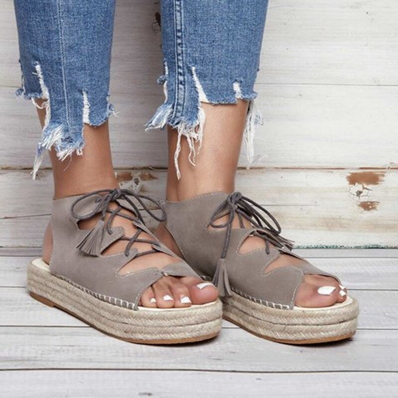 Variant image for Dam Espadriller Maritim Stil Mocka-19