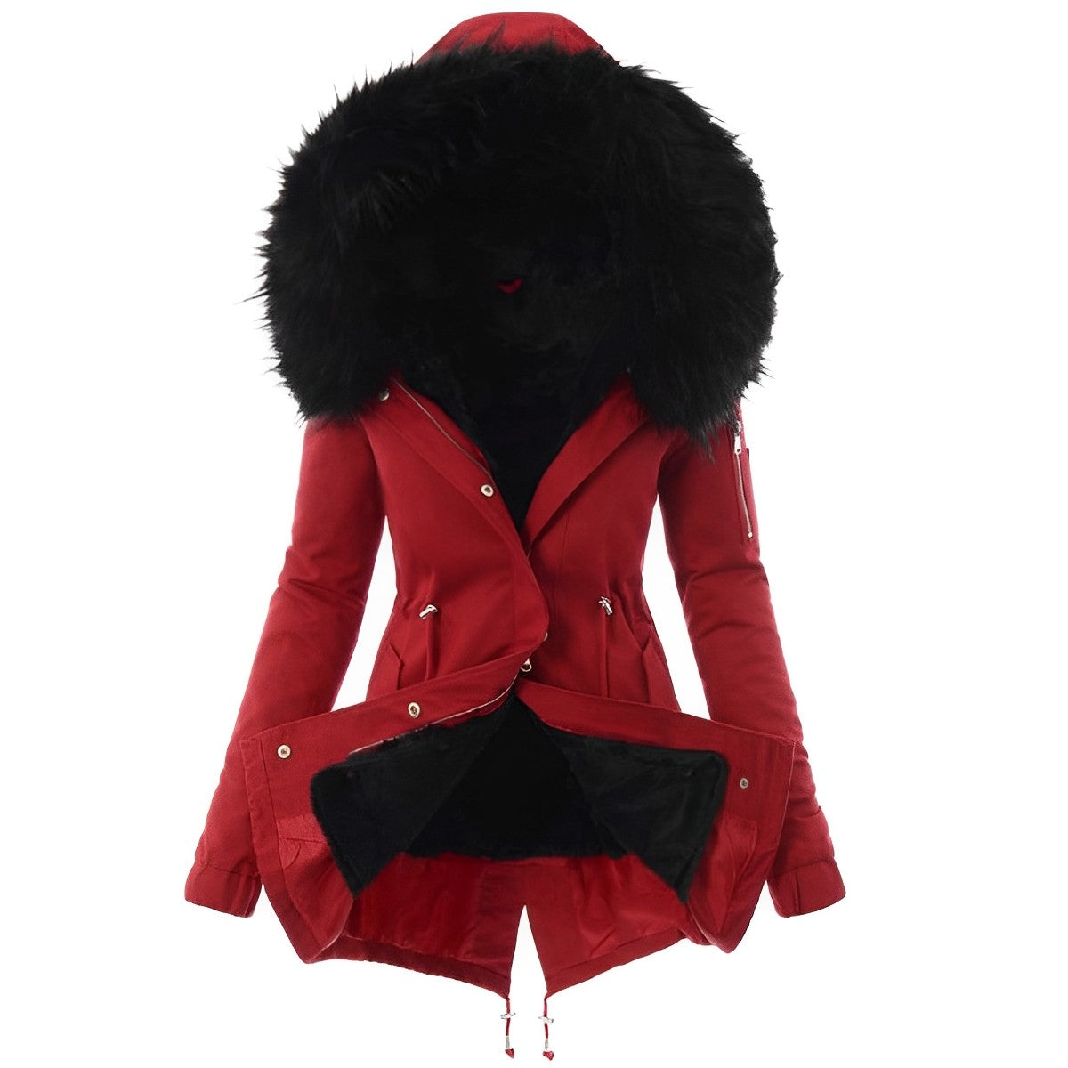 Variant image for Dam Vinterjacka Lång Isolerad Elegant Syntetisk-25