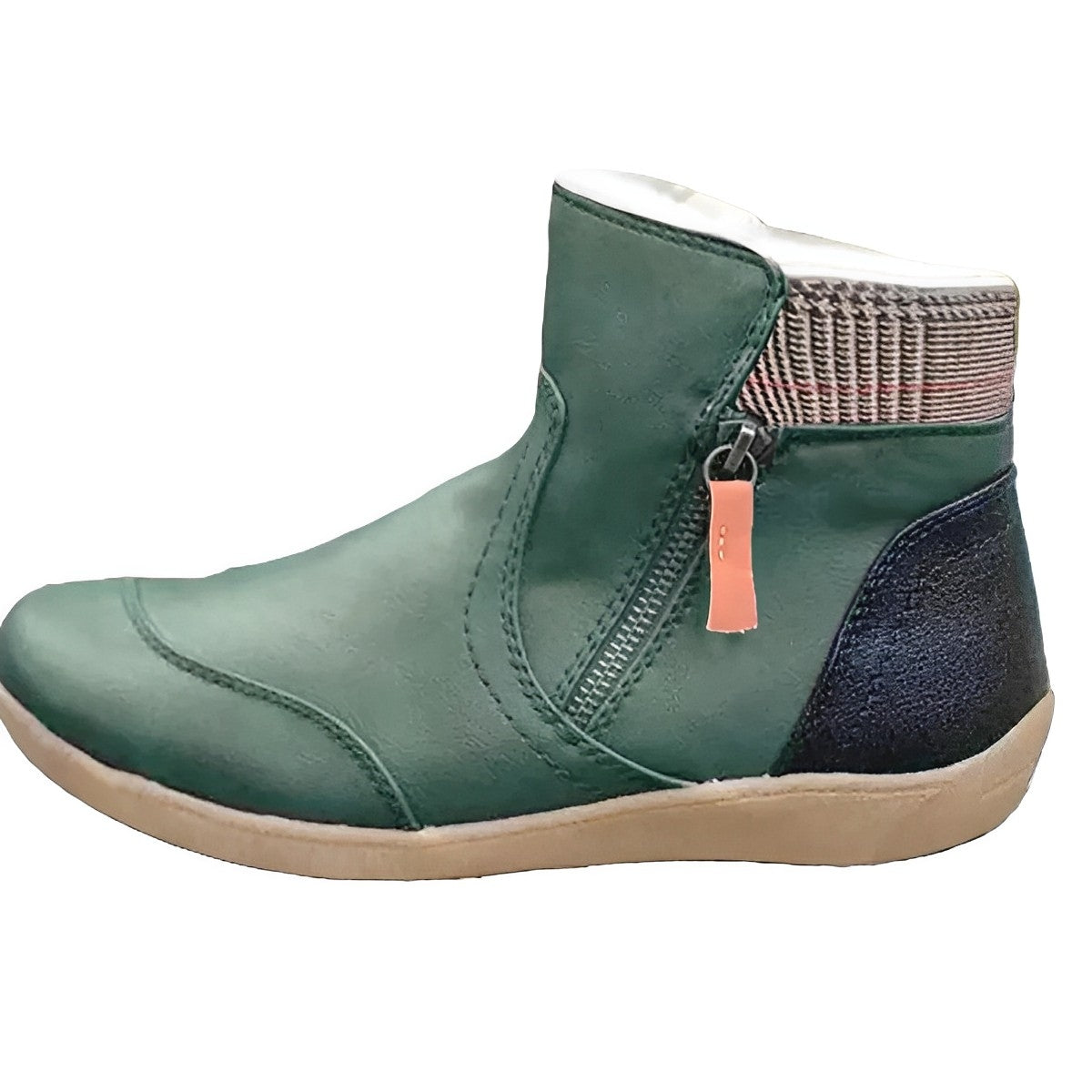 Variant image for Dam Stövlar Platta Läder med Blixtlås-28