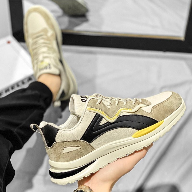 Dam Sneakers Hög Kvalitet Trendig Design Syntetmaterial-3