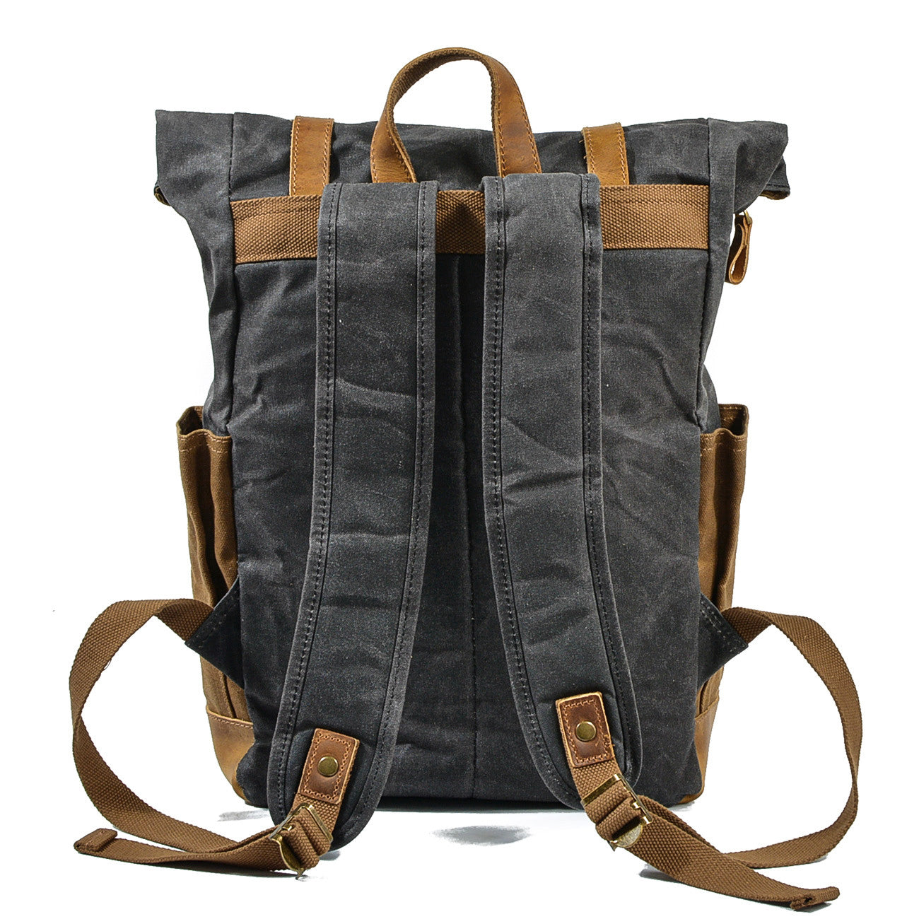 Unisex Ryggsäck Wolff-Top Vaxad Bomullsduk-3