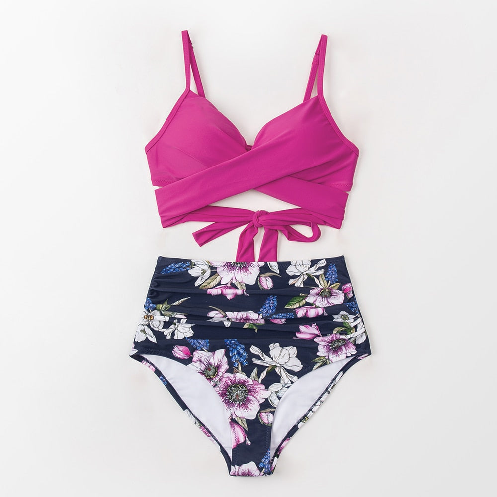Variant image for Dam Bikini Hög Midja Stilren Polyester-14