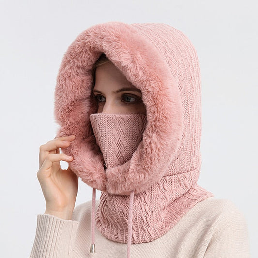 Unisex Hoodie Multifunktionell Mjuk Stickad Polyester-1