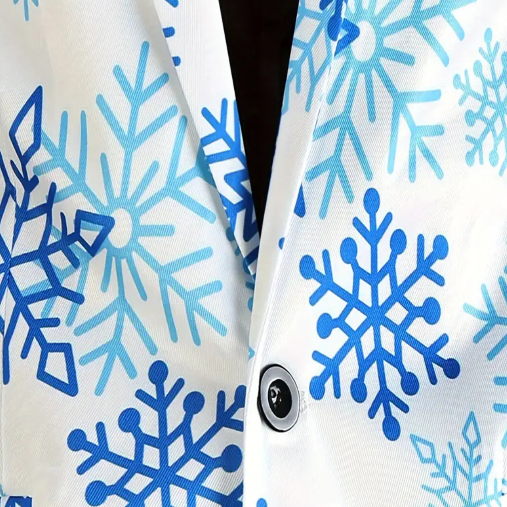 Herr Blazer Festlig Design Högkvalitativ Tyg-4