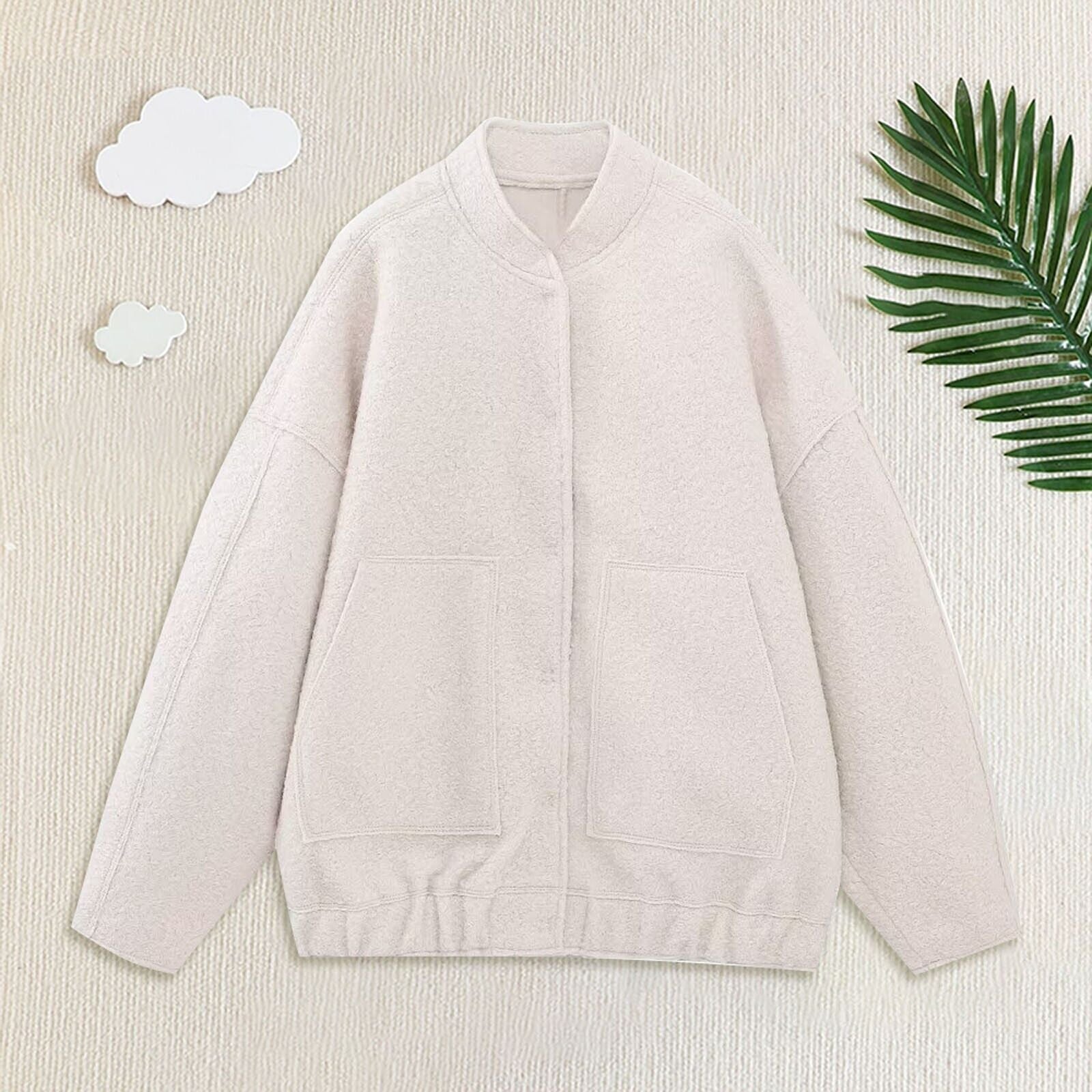 Damjacka Bomber Vattenavvisande Polyester Elegant Design-2