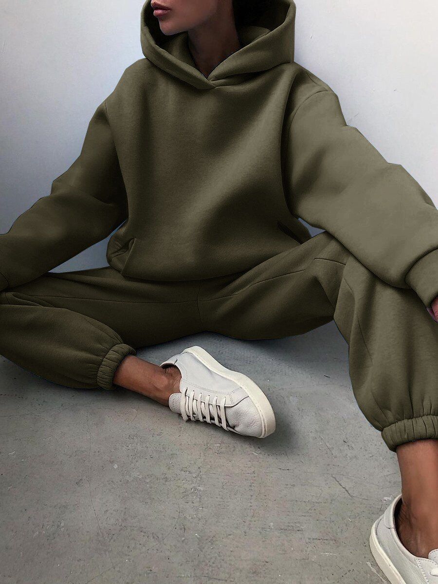 Dam Vinterdräkt Mysig Design Polyester Bomull-5