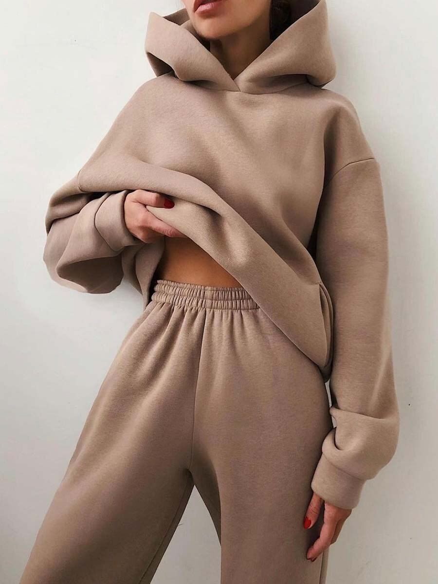 Dam Vinterdräkt Mysig Design Polyester Bomull-1