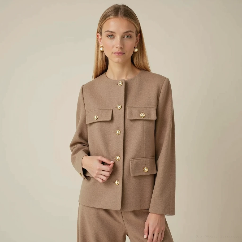 Variant image for Kvinno Blazer Beskuren Modern Polyester-1