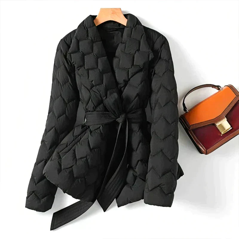 Kvinnors Vinterklänning Långärmad Elegant Polyester 3