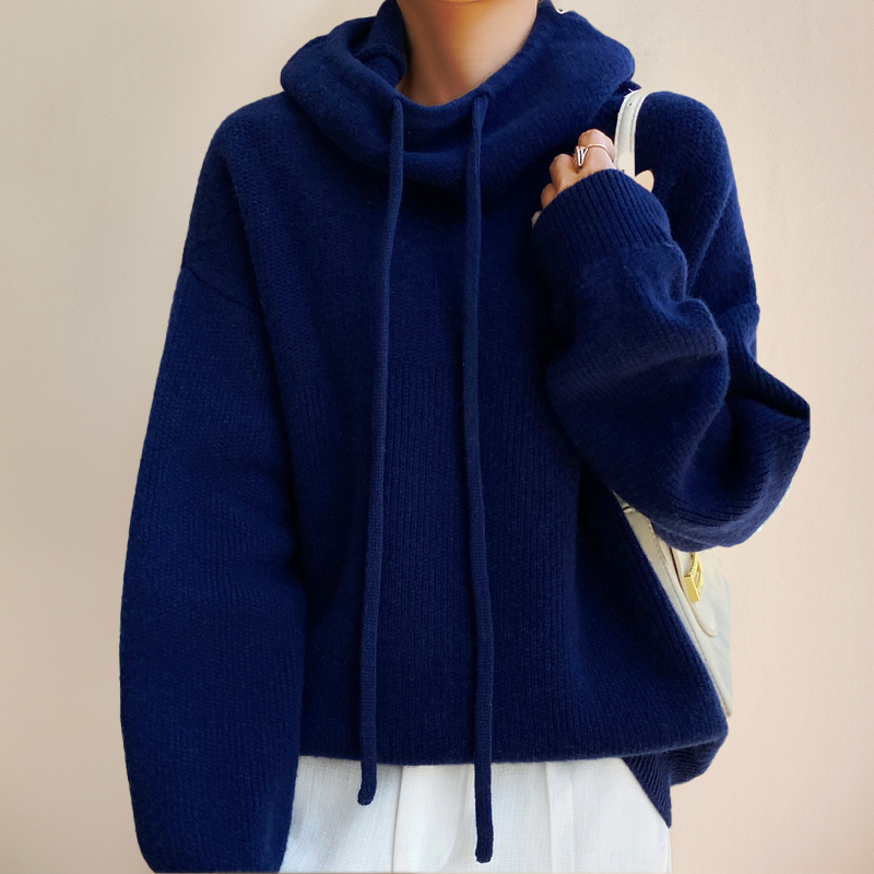 Turtleneck Tröja för Kvinna i Merinoull – Elegant Design och Bekväm Passform, Perfekt för Vardags- och Festliga Tillfällen 10