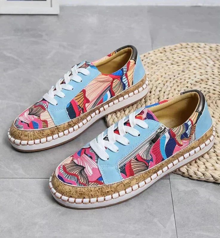 Kvinnors Sneakers Ergonomisk Andningsbar Tyg 6