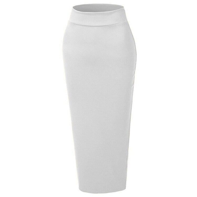 Dam Maxikjol Blyertsstil Elastisk Midja 100% Polyester 10