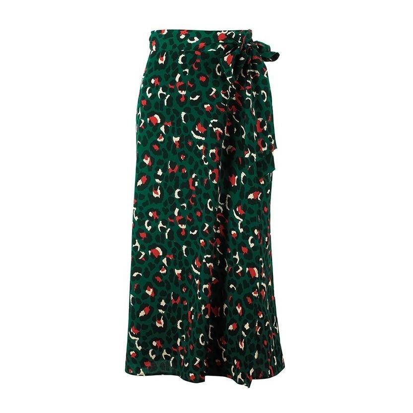 Kvinnor Midirock Dekorativ Knytning Högkvalitativt Tyg-3