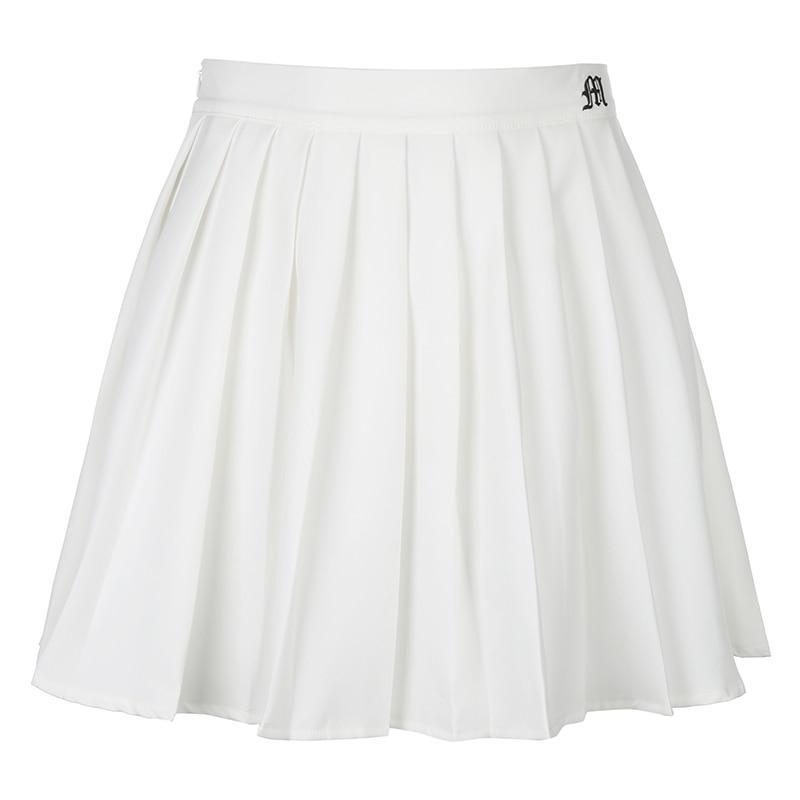 Kvinna Kort Kjol A-linjeformad Mönstrad Polyester-1