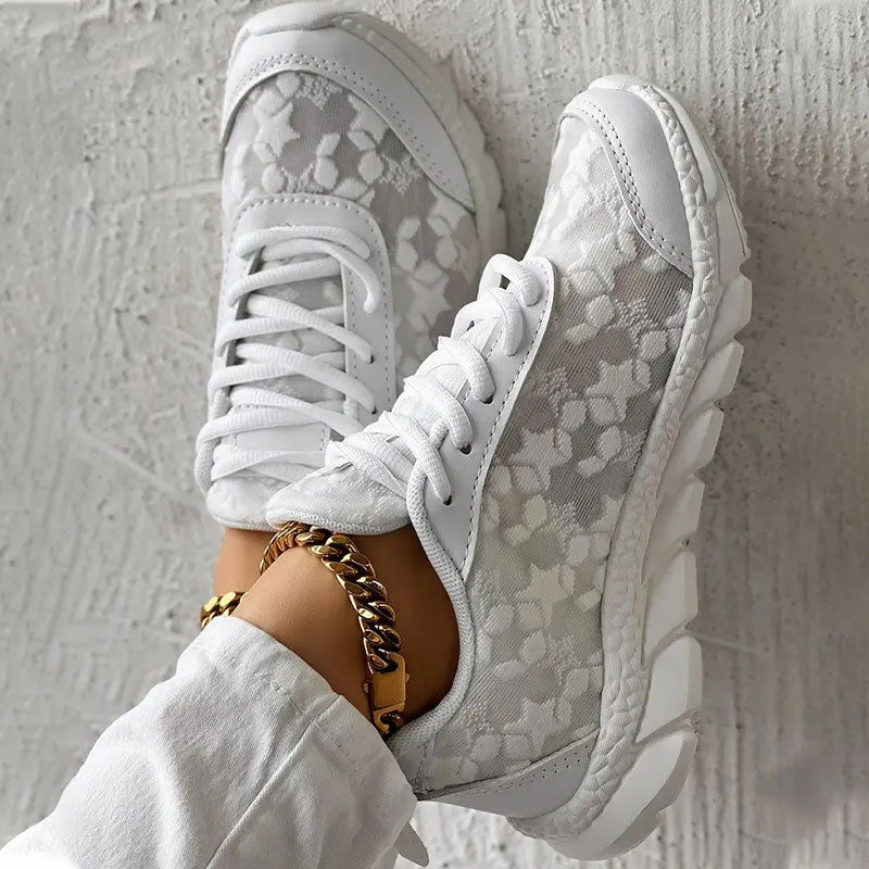 Herrsneakers Andningsbart Material Ortopediskt Stöd Snygga Komfort Skor-4