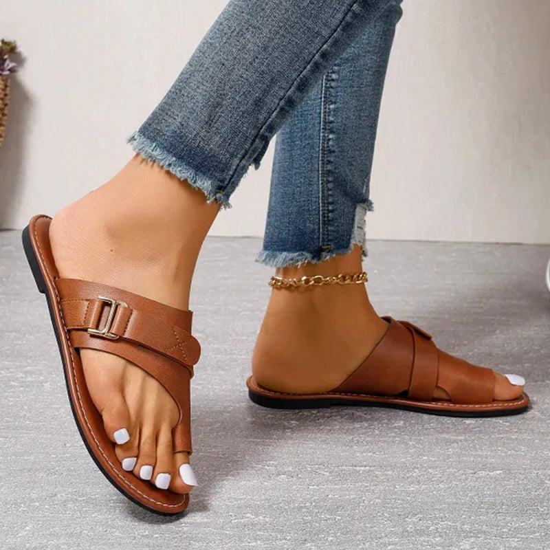Sandaler Ortopediska Läder Lätta 2