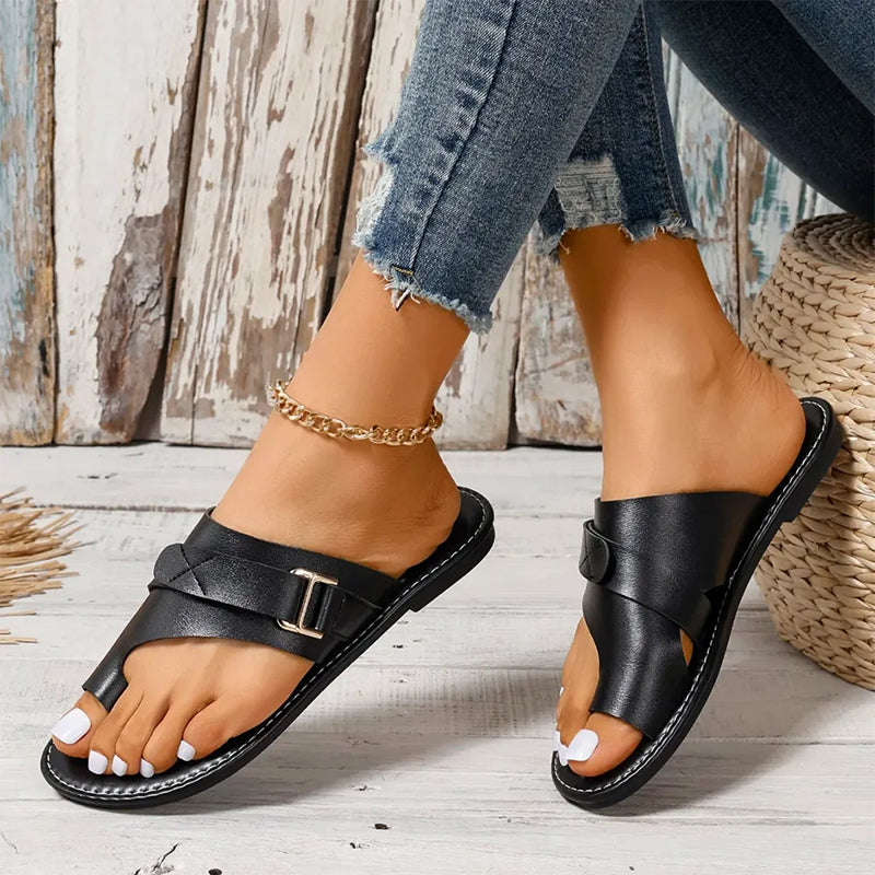 Sandaler Ortopediska Läder Lätta 4