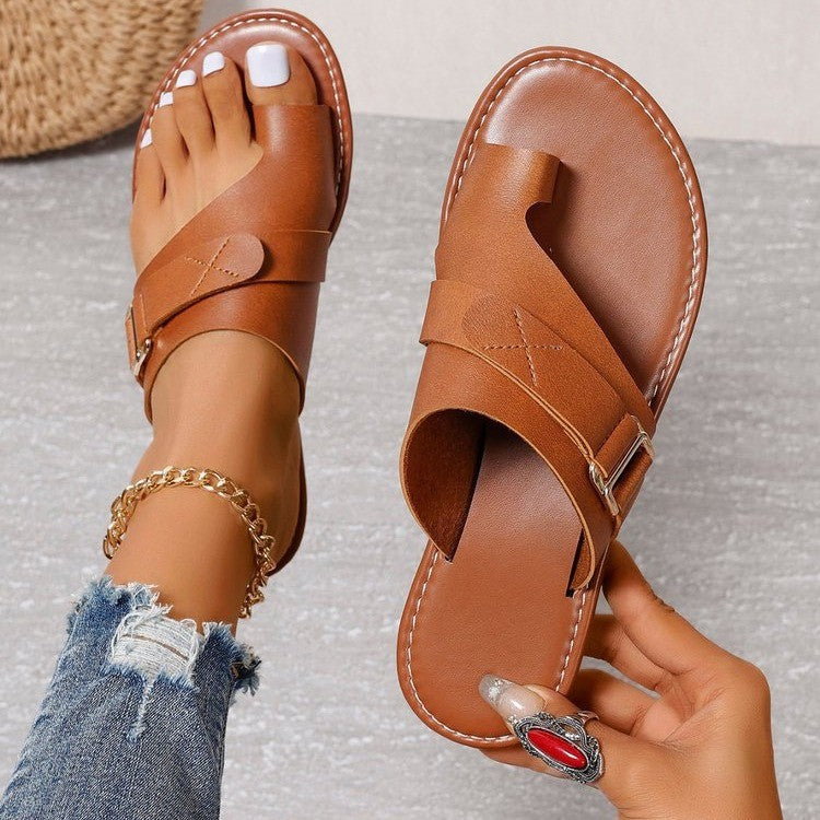 Sandaler Ortopediska Läder Lätta 7