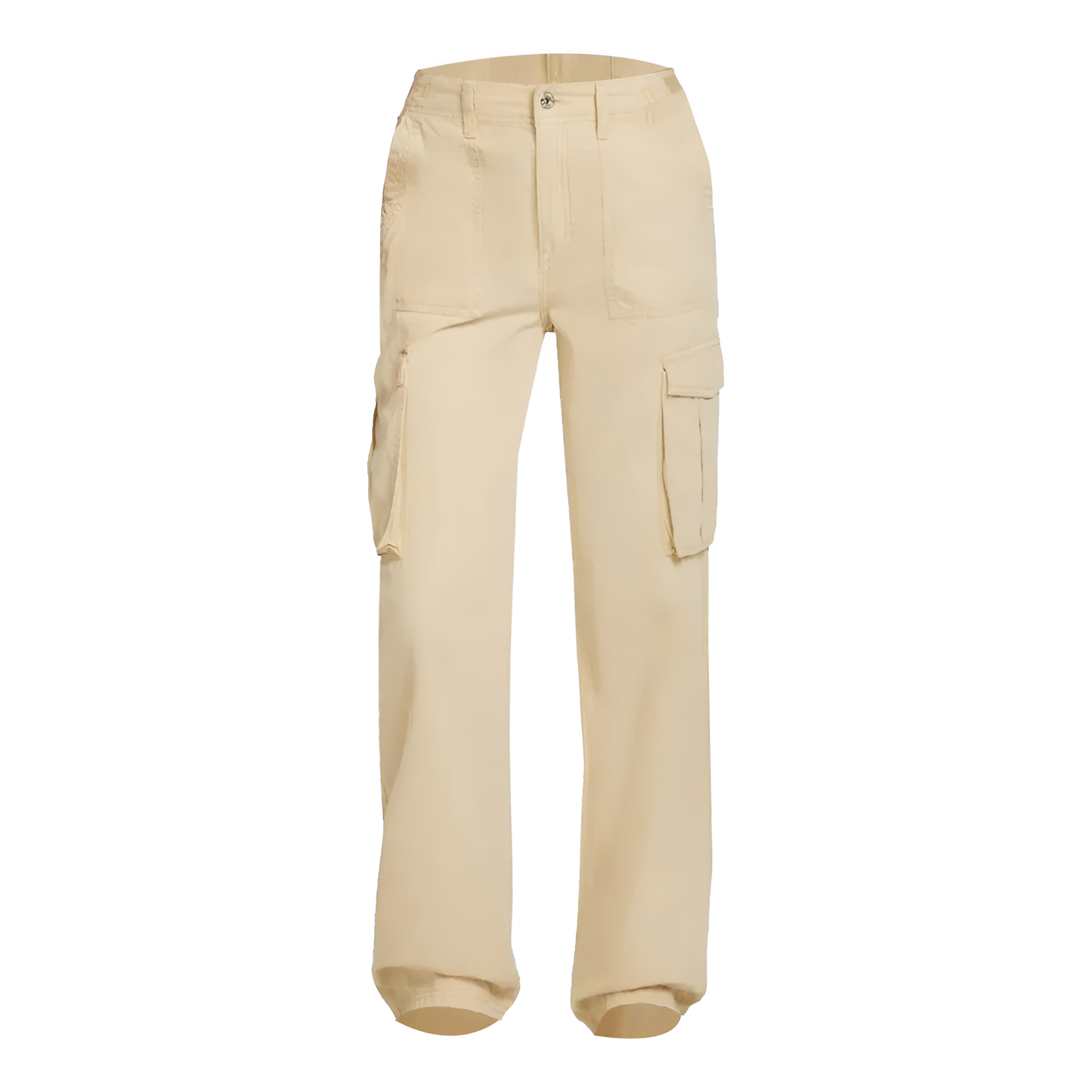 Herrbyxor Raka Fit Elastisk Material för Komfort och Stil-1