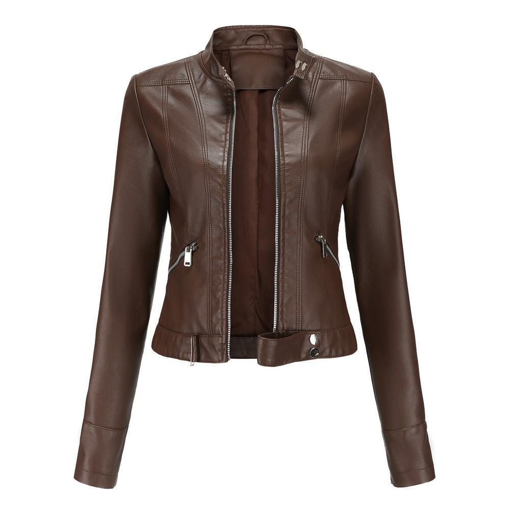 Variant image for Dam Skinnjacka Tidlös Vegan Läder Regular Fit-19