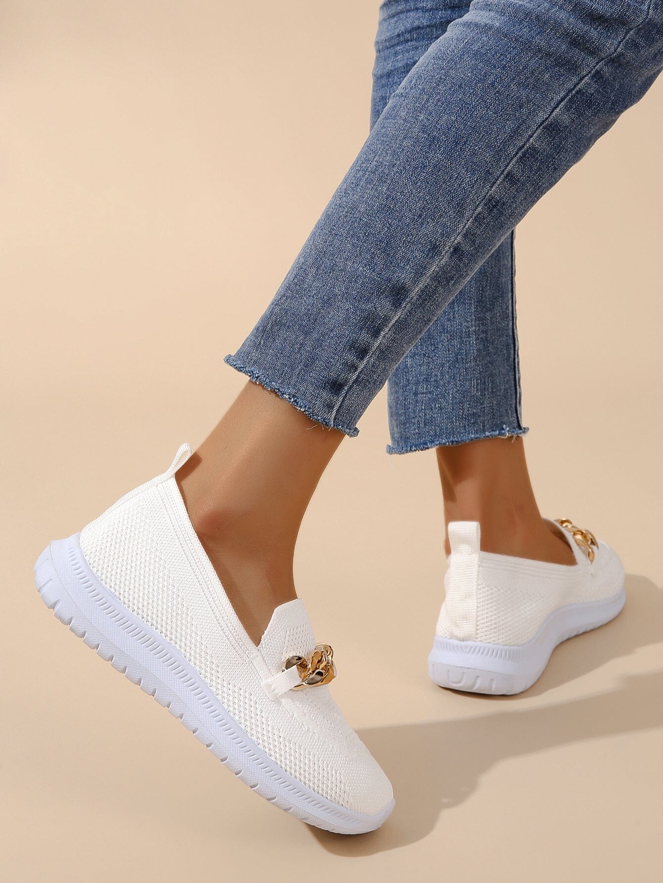 Lätta Mesh Sneakers för Herrar - Flexibla och Bekväma Finskor, Perfekta för Vardag och Sport 3