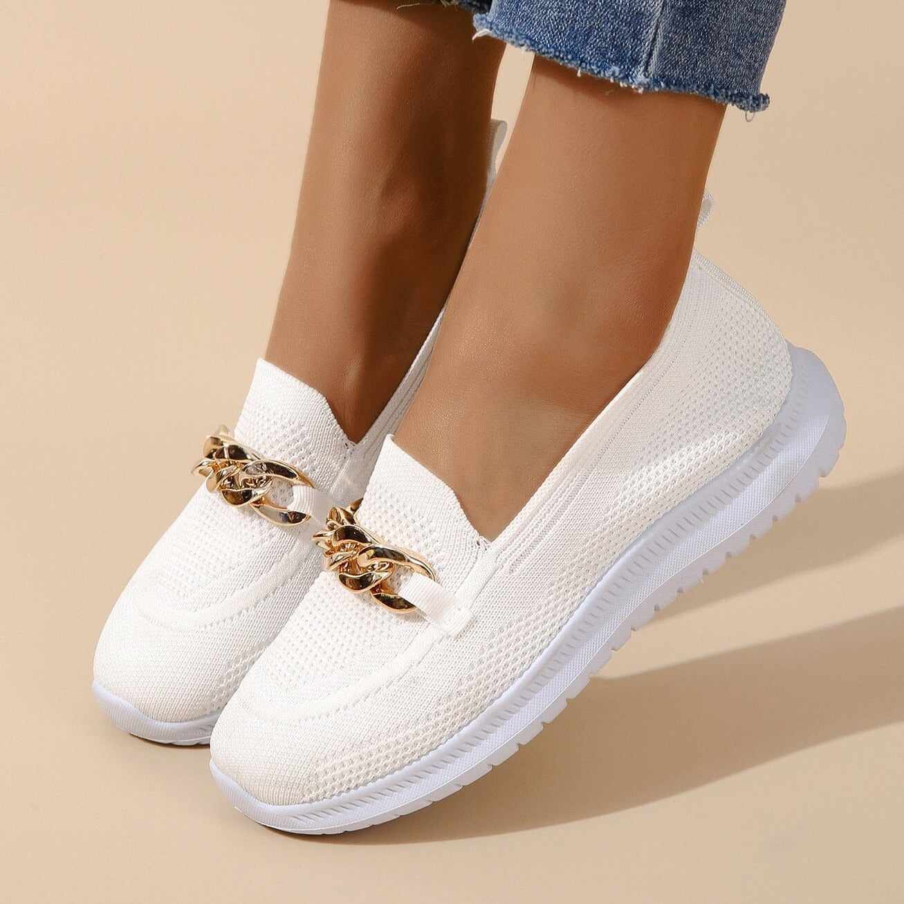 Lätta Mesh Sneakers för Herrar - Flexibla och Bekväma Finskor, Perfekta för Vardag och Sport 2
