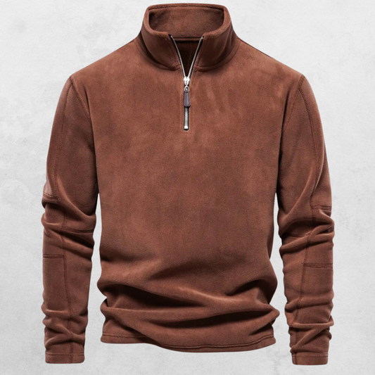 Fleecetröja Dam Modern Ståkrage Mjuk Fleece för Kalla Vinterdagar-1