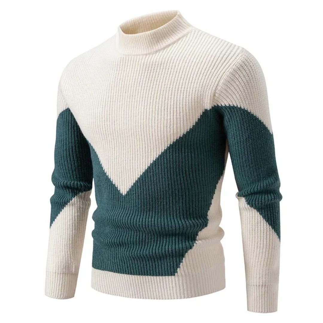 Herr Tröja Premium Stilren Design 100% Bomull-6