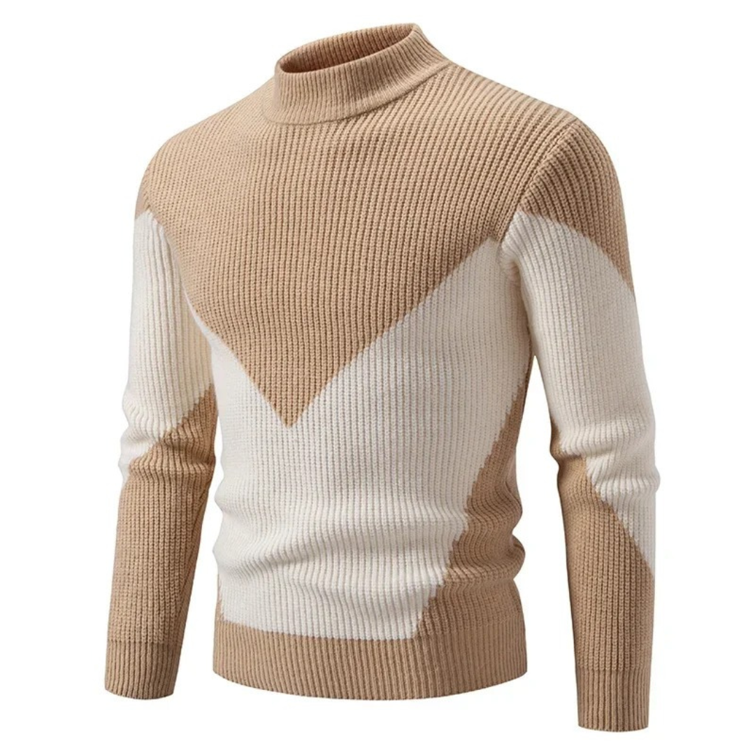 Herr Tröja Premium Stilren Design 100% Bomull-4