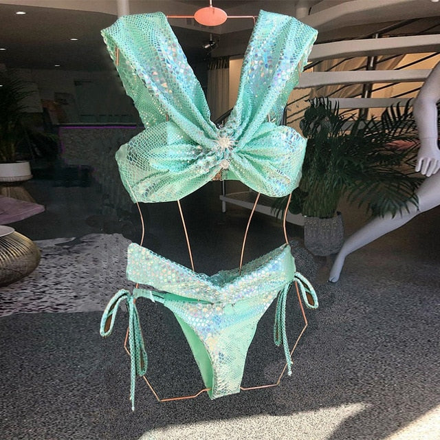 Variant image for Dam Bikini Set Djurmotiv Polyester Spandex-1