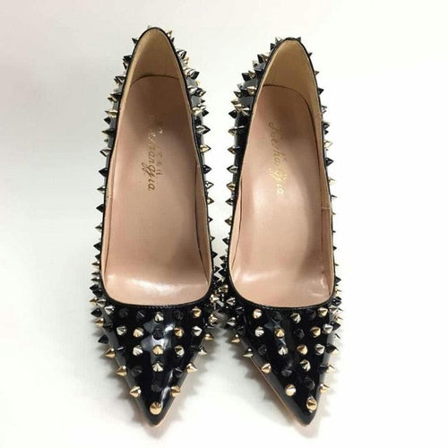 Dam Stilettskor Mary Jane Läder Mycket Hög Klack-1